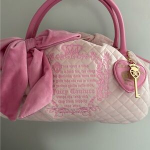 Juicy Couture Pink Fairy Tale Bowler Bag